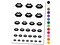 Luscious Plump Lips Temporary Tattoo Water Resistant Fake Body Art Set Collection